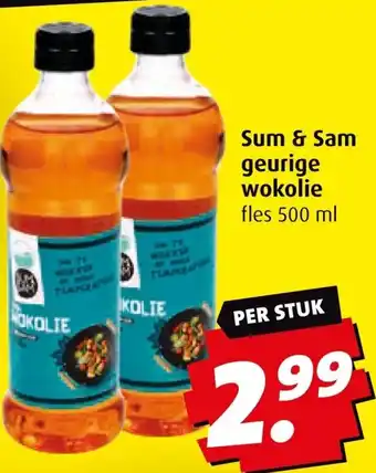 Boni Sum & Sam geurige wokolie aanbieding