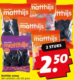 Boni Matthijs snoep aanbieding