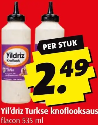 Boni Yil'driz Turkse knoflooksaus aanbieding