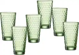 Amazon Ritzenhoff & Breker Longdrinkglazenset Favo, 6-delig, groen, glas aanbieding