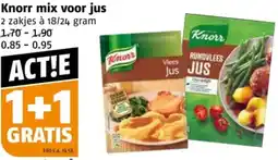 Poiesz Knorr mix voor jus aanbieding