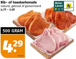 Poiesz Rib of haaskarbonade aanbieding