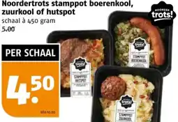 Poiesz Noordertrots stamppot boerenkool, zuurkool of hutspot aanbieding