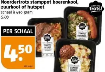 Poiesz Noordertrots stamppot boerenkool, zuurkool of hutspot aanbieding