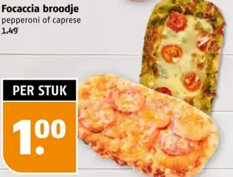 Poiesz Focaccia broodje aanbieding