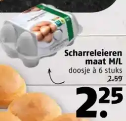 Poiesz Scharreleieren maat M/L aanbieding