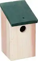 Bol.com Lifetime Garden Nestkast - Vogelhuisje - 12 x 14 x 22 CM - Bevestigen aan Boom of Wand - Hout aanbieding