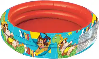 Bol.com Kinderzwembad Paw Patrol Junior Jongens 100 X 30 Cm Rood aanbieding