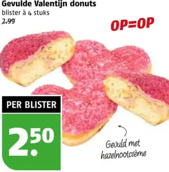 Poiesz Gevulde Valentijn donuts aanbieding