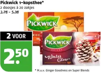 Poiesz Pickwick 1-kopsthee aanbieding