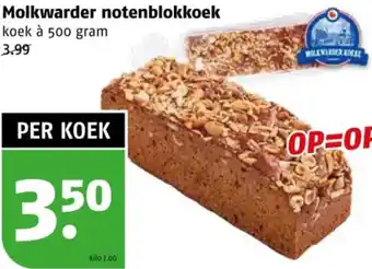 Poiesz Molkwarder notenblokkoek aanbieding