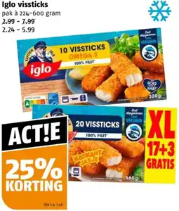 Poiesz Iglo vissticks aanbieding