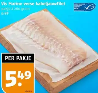 Poiesz Vis Marine verse kabeljauwfilet aanbieding