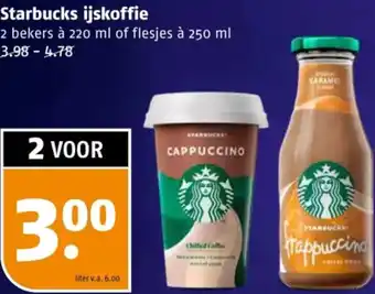 Poiesz Starbucks ijskoffie aanbieding