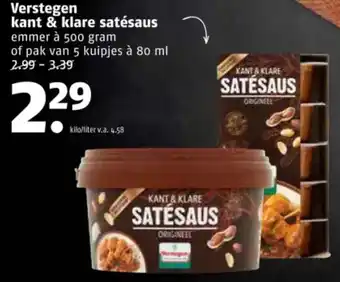 Poiesz Verstegen kant & klare satésaus aanbieding