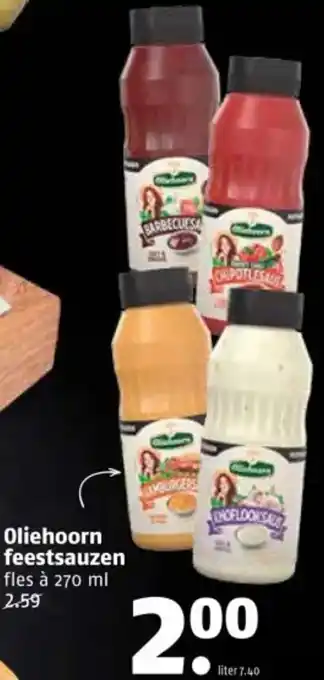 Poiesz Oliehoorn feestsauzen aanbieding