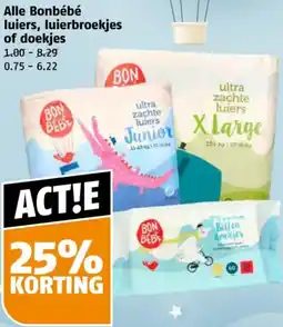 Poiesz Alle Bonbébé luiers, luierbroekjes of doekjes aanbieding