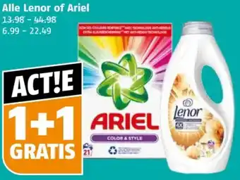 Poiesz Alle Lenor of Ariel aanbieding