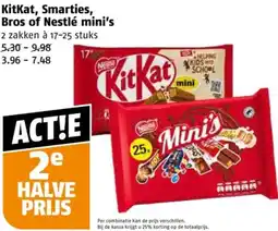 Poiesz KitKat, Smarties, Bros of Nestlé mini's aanbieding