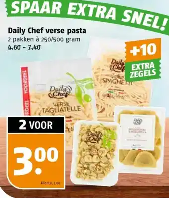 Poiesz Daily Chef verse pasta aanbieding