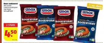 Poiesz Unox Rookworst aanbieding