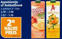 Poiesz Appelsientje of DubbelDrank aanbieding