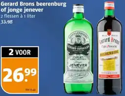 Poiesz Gerard Brons beerenburg of jonge jenever aanbieding