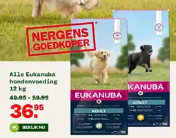 Welkoop Alle Eukanuba hondenvoeding aanbieding