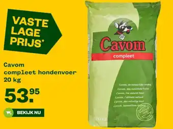 Welkoop Cavom compleet hondenvoer aanbieding