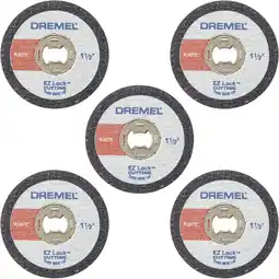 Amazon Dremel EZ476 1 1/2-Inch EZ Lock Rotary Tool Cut-Off Wielen voor Plastic - 5 Pack aanbieding