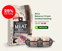 Welkoop Alle Natural Fresh hondenvoeding aanbieding