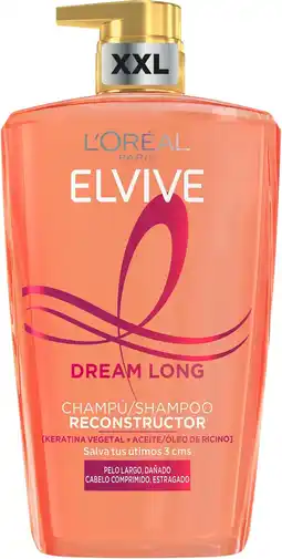 Amazon Elvive Dream Long champú reconstructor, 1000 ml aanbieding