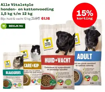 Welkoop Alle Vitalstyle honden en kattenvoeding aanbieding