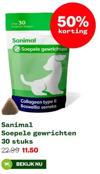 Welkoop Sanimal Soepele gewrichten aanbieding