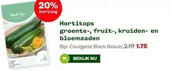 Welkoop Hortitops groente, fruit, kruiden en bloemzaden aanbieding