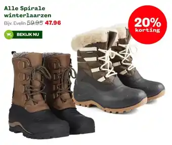 Welkoop Alle Spirale winterlaarzen aanbieding