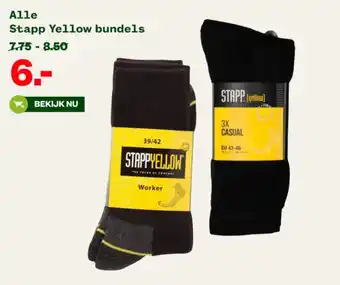 Welkoop Alle Stapp Yellow bundels aanbieding