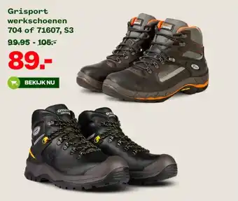 Welkoop Grisport werkschoenen 704 of 71607, S3 aanbieding