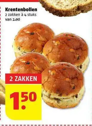 Poiesz Krentenbollen aanbieding