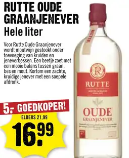 Dirck 3 Rutte Oude Graanjenever aanbieding