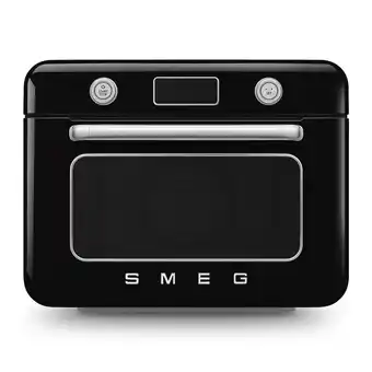 Bol.com SMEG COF01BLEU - Vrijstaande Combi-Stoomoven - Zwart - Jaren 50 Design aanbieding