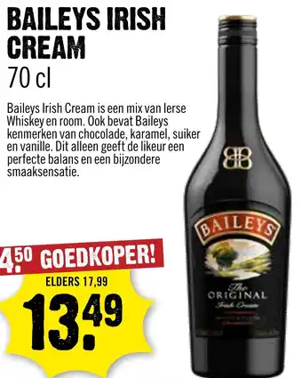 Dirck 3 Baileys Irish Cream aanbieding