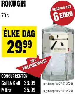 Dirck 3 Roku Gin aanbieding