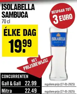 Dirck 3 Isolabella Sambuca aanbieding