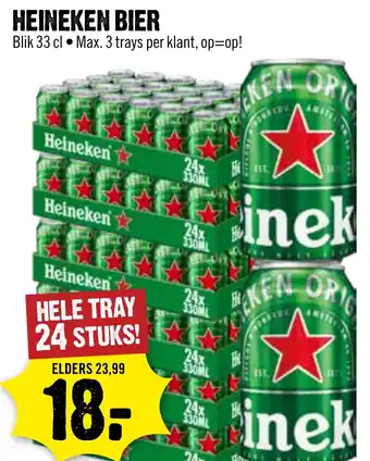 Dirck 3 Heineken bier aanbieding