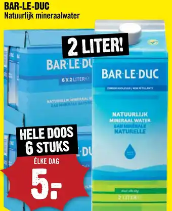 Dirck 3 Bar-Le-Duc Natuurlijk mineraalwater aanbieding