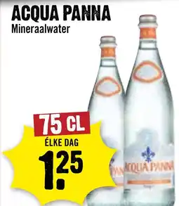 Dirck 3 Acqua Panna Mineraalwater aanbieding