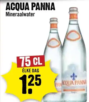 Dirck 3 Acqua Panna Mineraalwater aanbieding