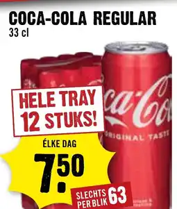 Dirck 3 Coca-cola regular aanbieding