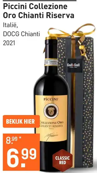 Gall & Gall Piccini Collezione Oro Chianti Riserva aanbieding